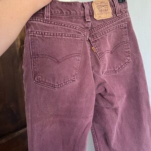 Levi’s vintage student 560 orange tab jeans